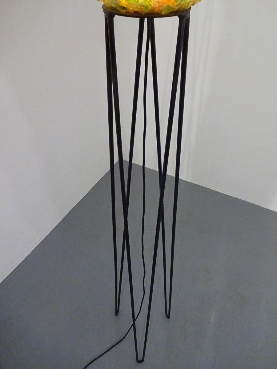 1177.0 Large Italian Fiberglass Floor Lamp, 1960s photo