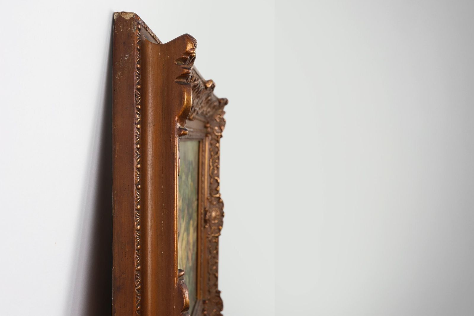 photo furniture Belgian Artist, Romantic Floral Still Life, 1900, Oil Painting, Framed
