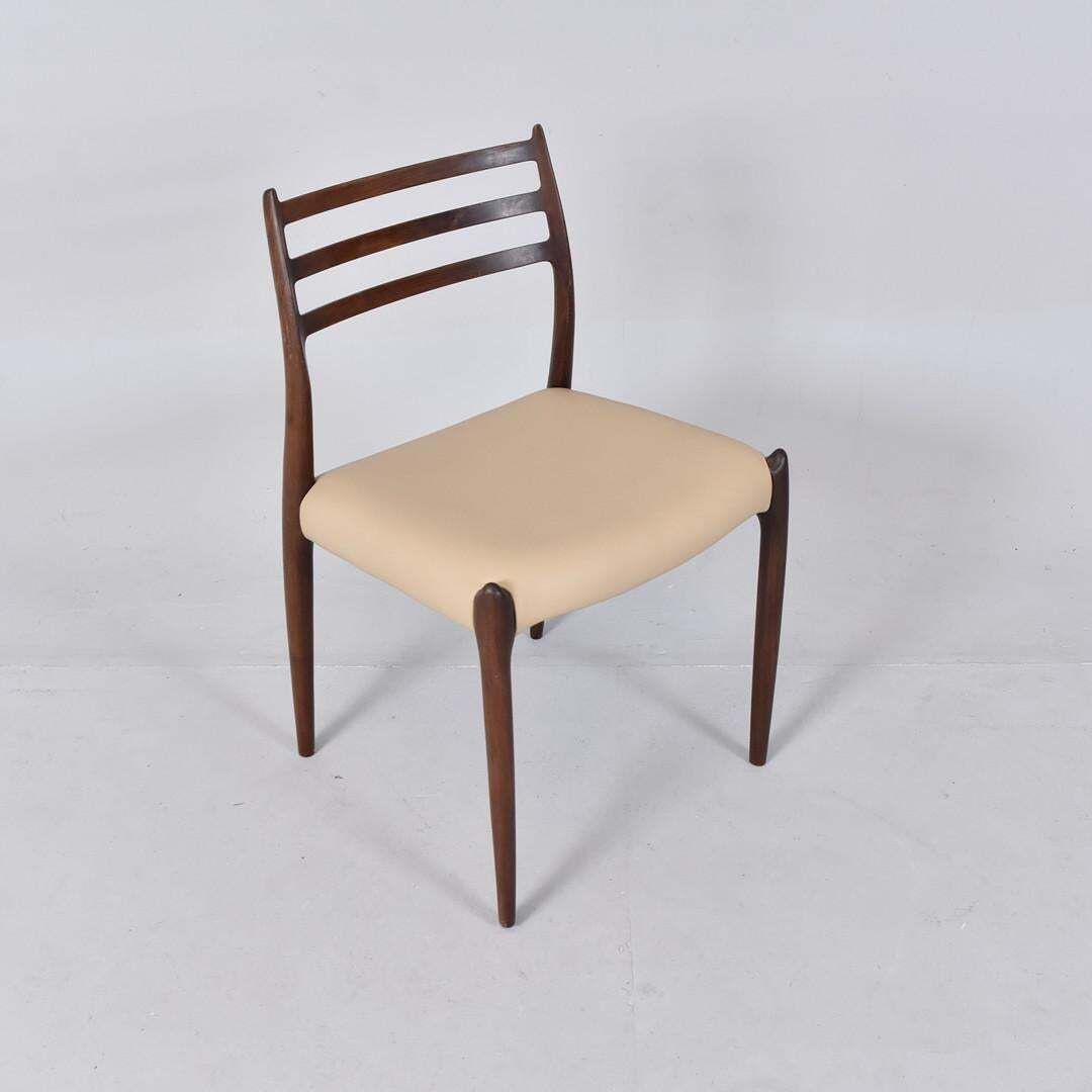Niels Otto Møller Model 78 Dining Chair, Vintage Hardwood Design, 1951 photo for sale