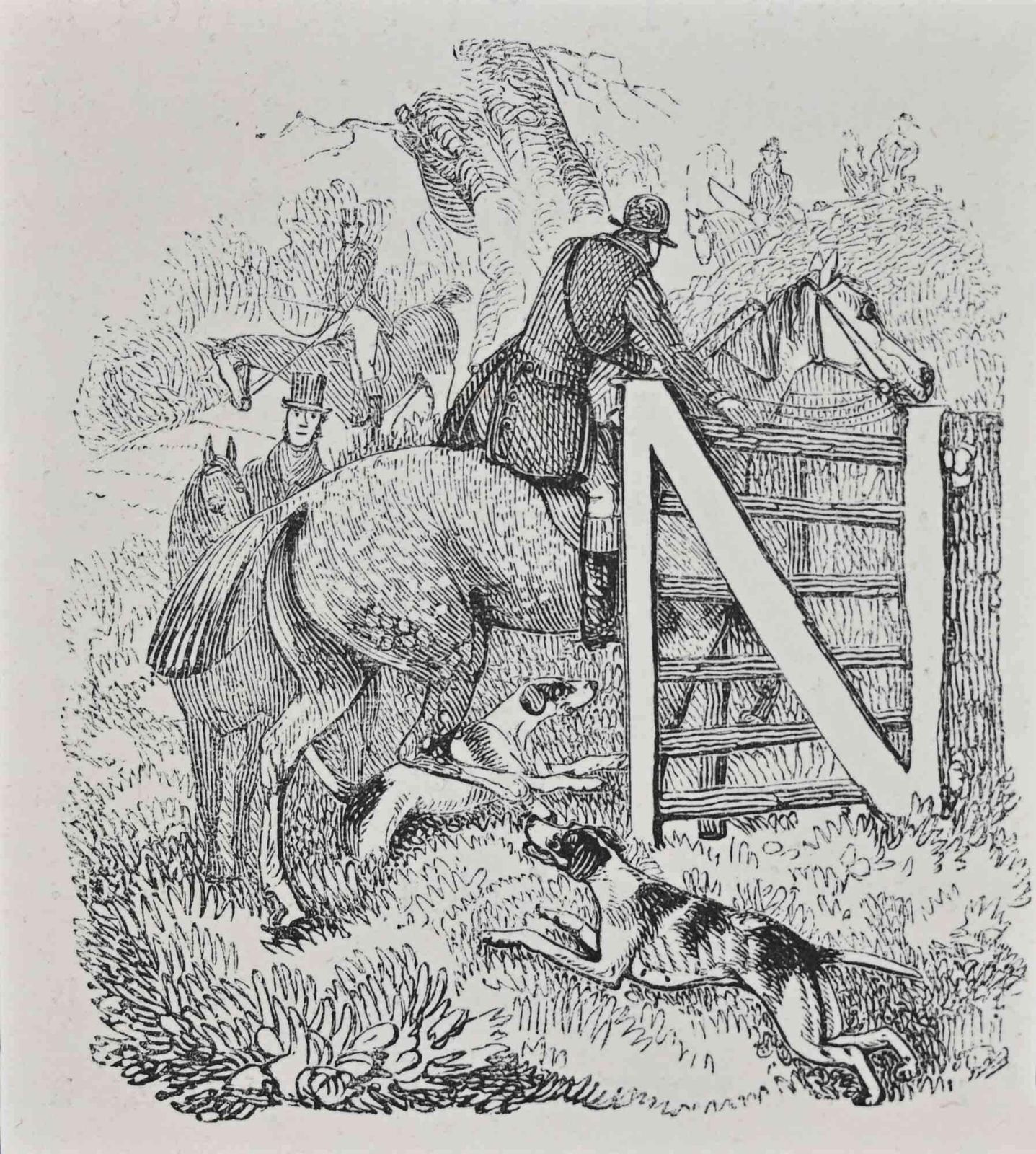 Henry Alkenknight And Horse   Lithograph By Henry Alken   18461846
