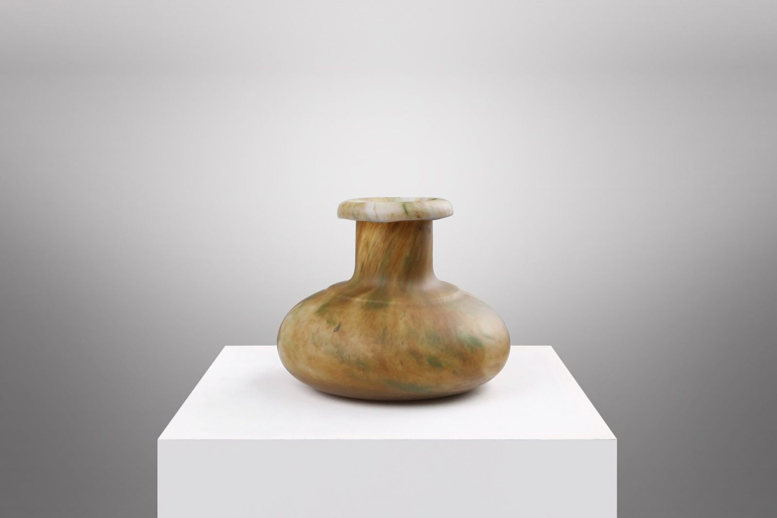 Art Nouveau Pâte De Verre Vase, France, 1920s