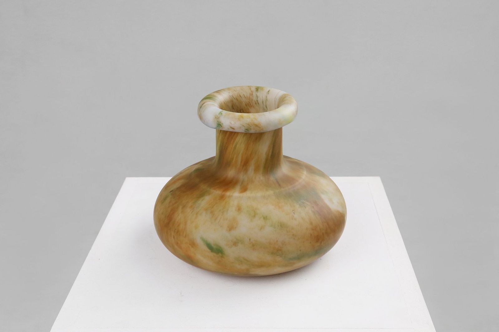 Art Nouveau Pâte De Verre Vase, France, 1920s photo for sale