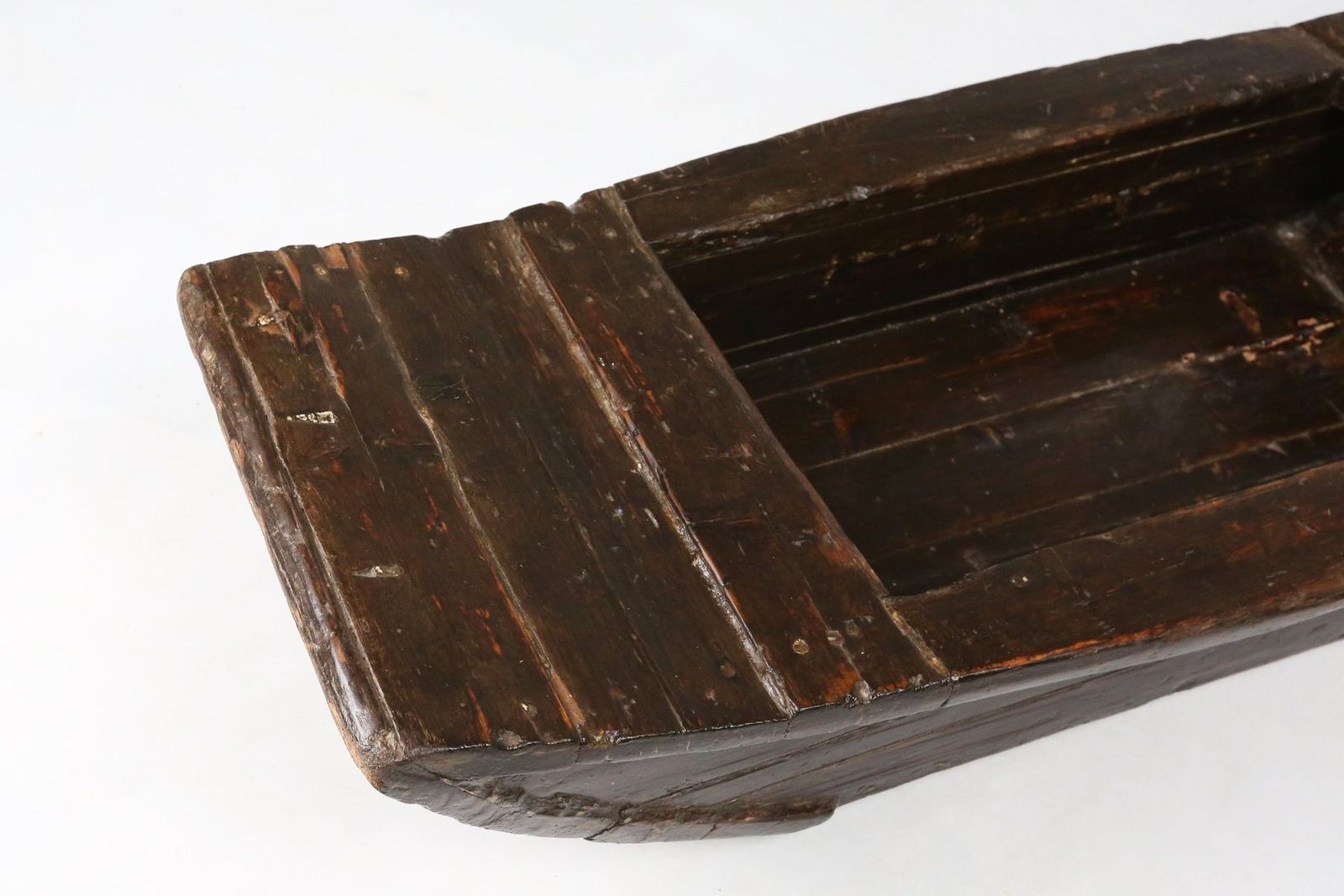 photo for sale Wabi Wabi Handmade Wooden Trough Or Vessel, France, 19th Century