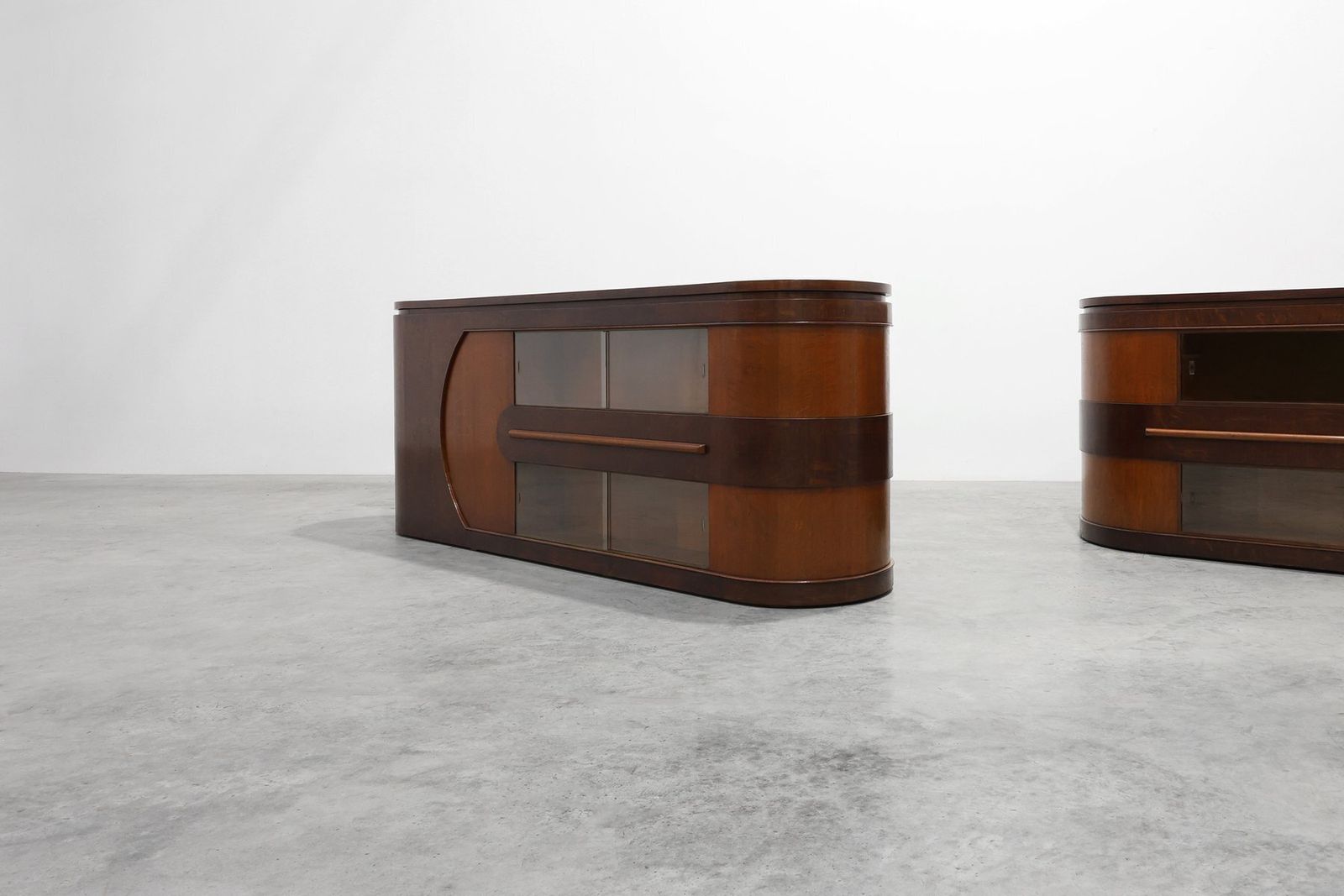Large Art Deco Counters Attributed To De Coene, Belgium, 1920s, Set Of 2 photo vintage