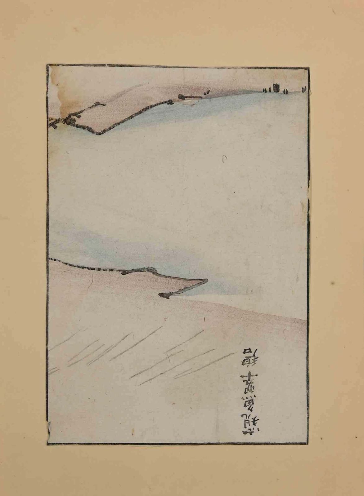 Unknowncoastal Landscape   Woodcut   19th Century19th Century