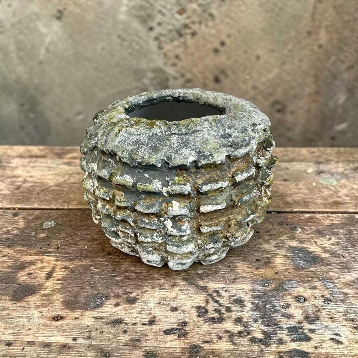 Organic Handmade Clay Vase | Textured Neutral Vessel | Wabi Sabi Home Decor | Earthy Sculptural Pottery photo vinterior