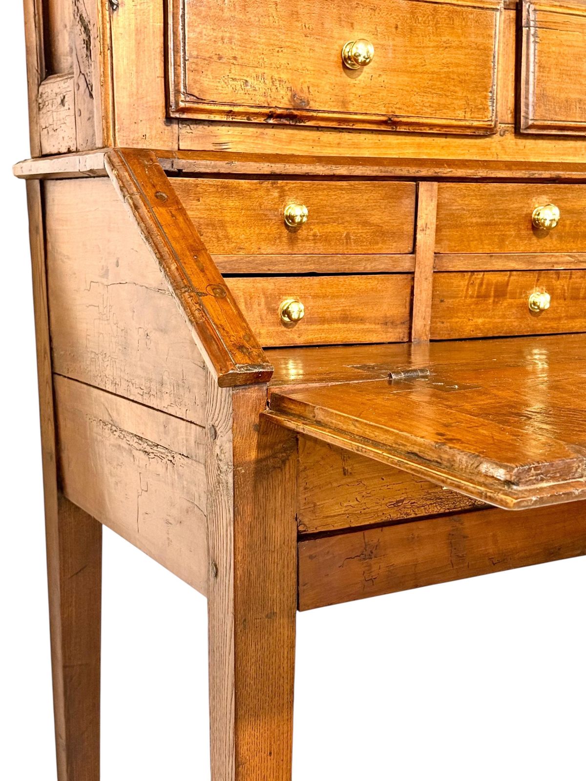 photo vinterior French Louis XVI Period Walnut Secretaire Desk, Circa 1780