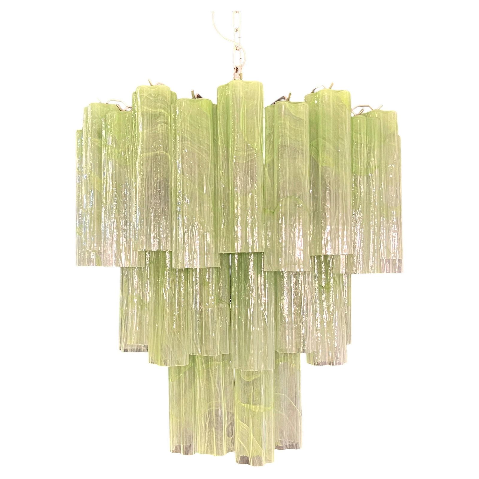 Pair Italian Chandeliers In Murano Glass photo furniture