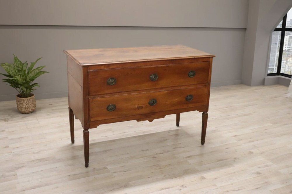 Antique 18th Century Walnut Chest Of Drawers photo furniture