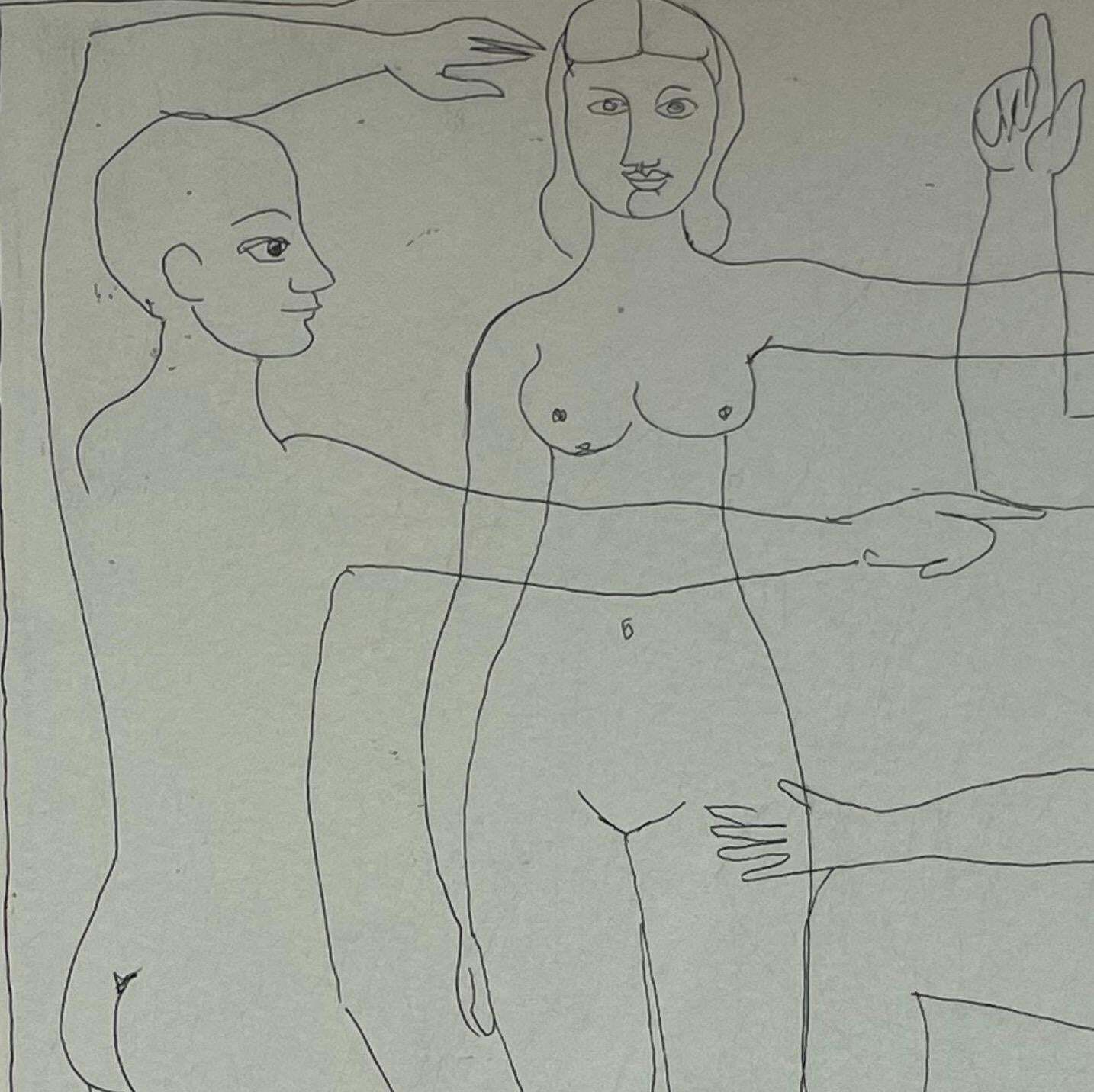 Claude And Francois Xavier Lalannefrancois Xavier Lalanne (1927 2008) Men And Woman, 20022002 photo Art