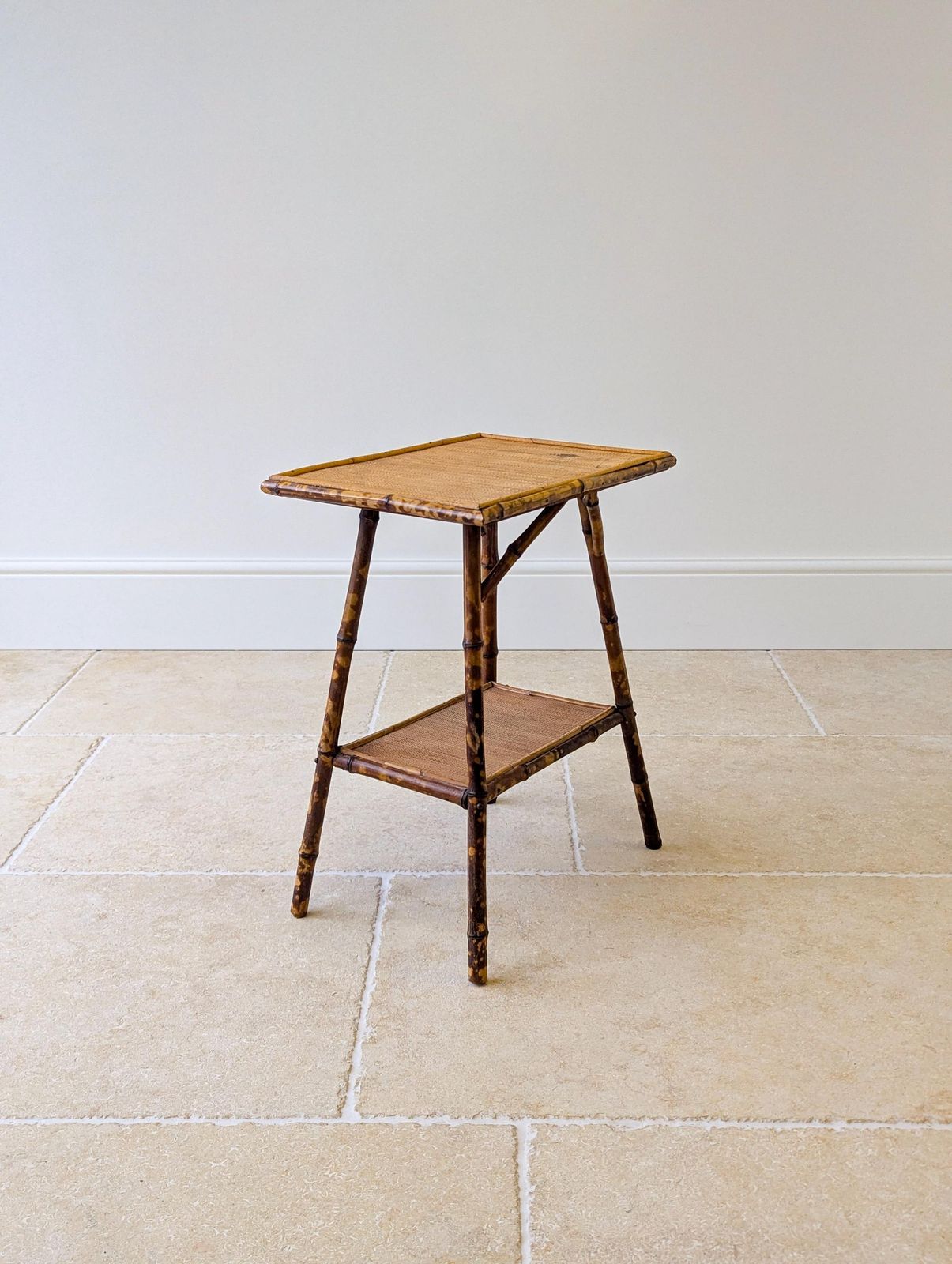 photo buy Antique Victorian Bamboo Occasional Table C.1890
