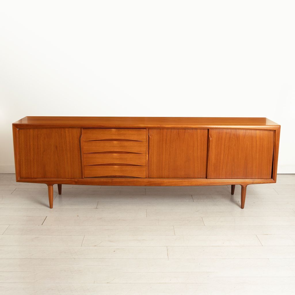 Midcentury Teak Sideboard By Gunni Omann For Axel Christiansen, Denmark, C.1960