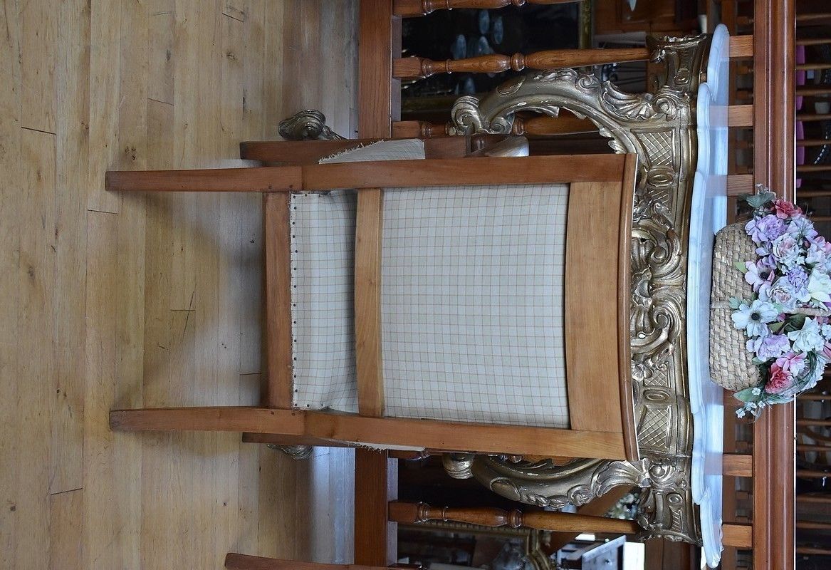 Empire Armchair Cherry,19th photo for sale
