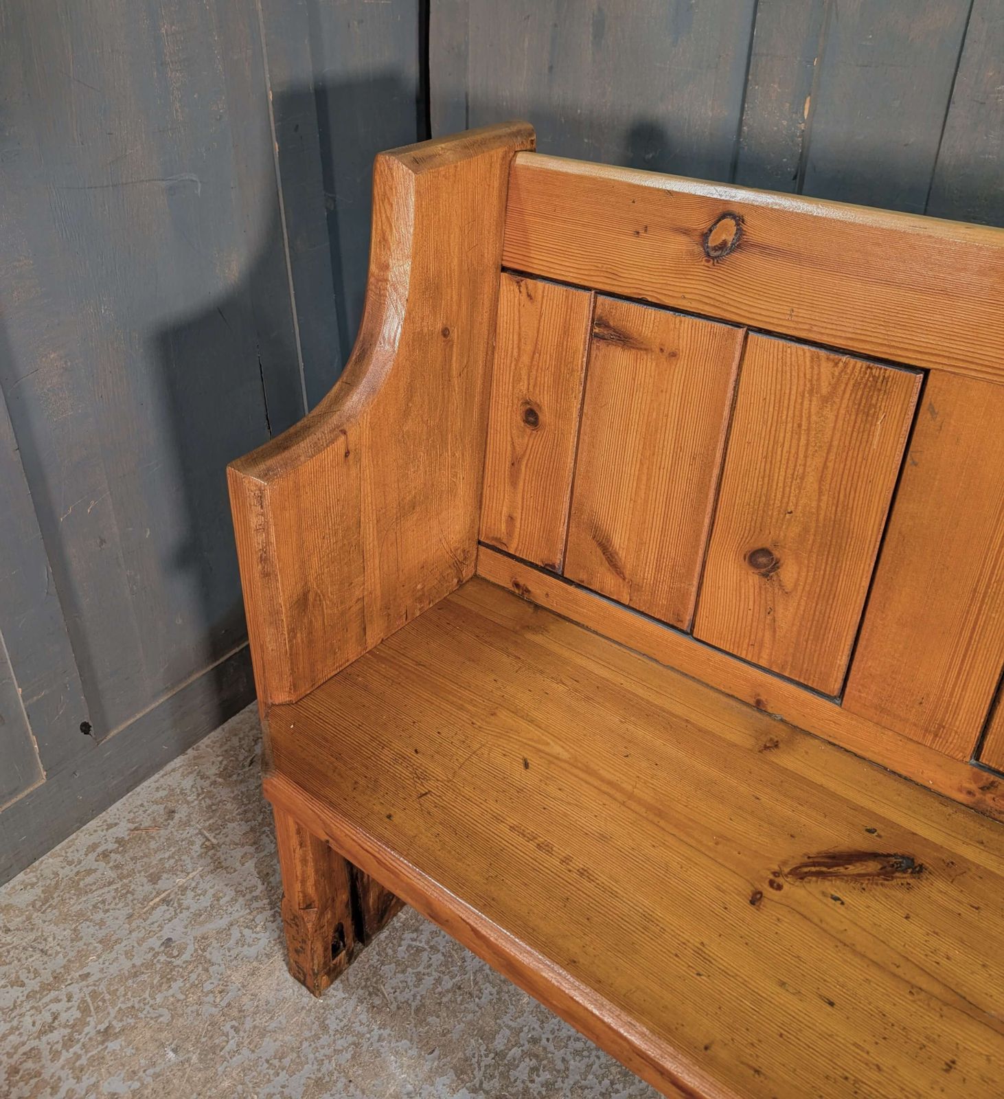 Old Charlbury Methodist Church Stripped Victorian Church Pews Benches photo Furniture