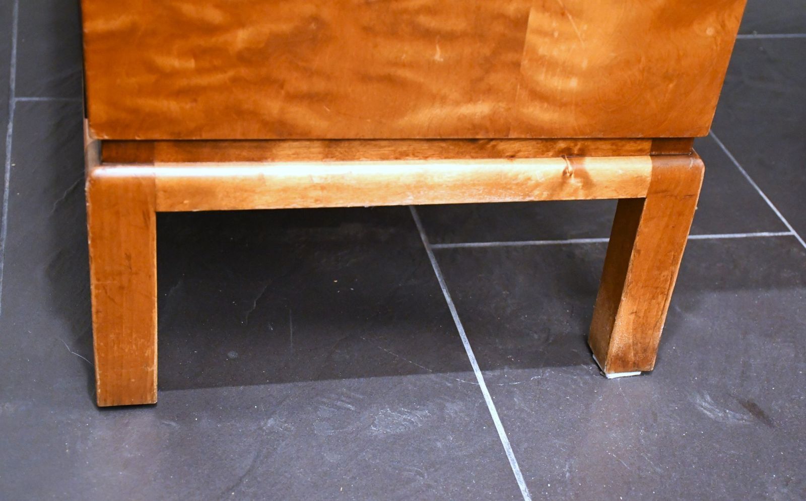 Swedish Grace Flamed Birch And Macassar Desk From Svenska Möbelfabrikerna Smf, Early 1920s photo buy