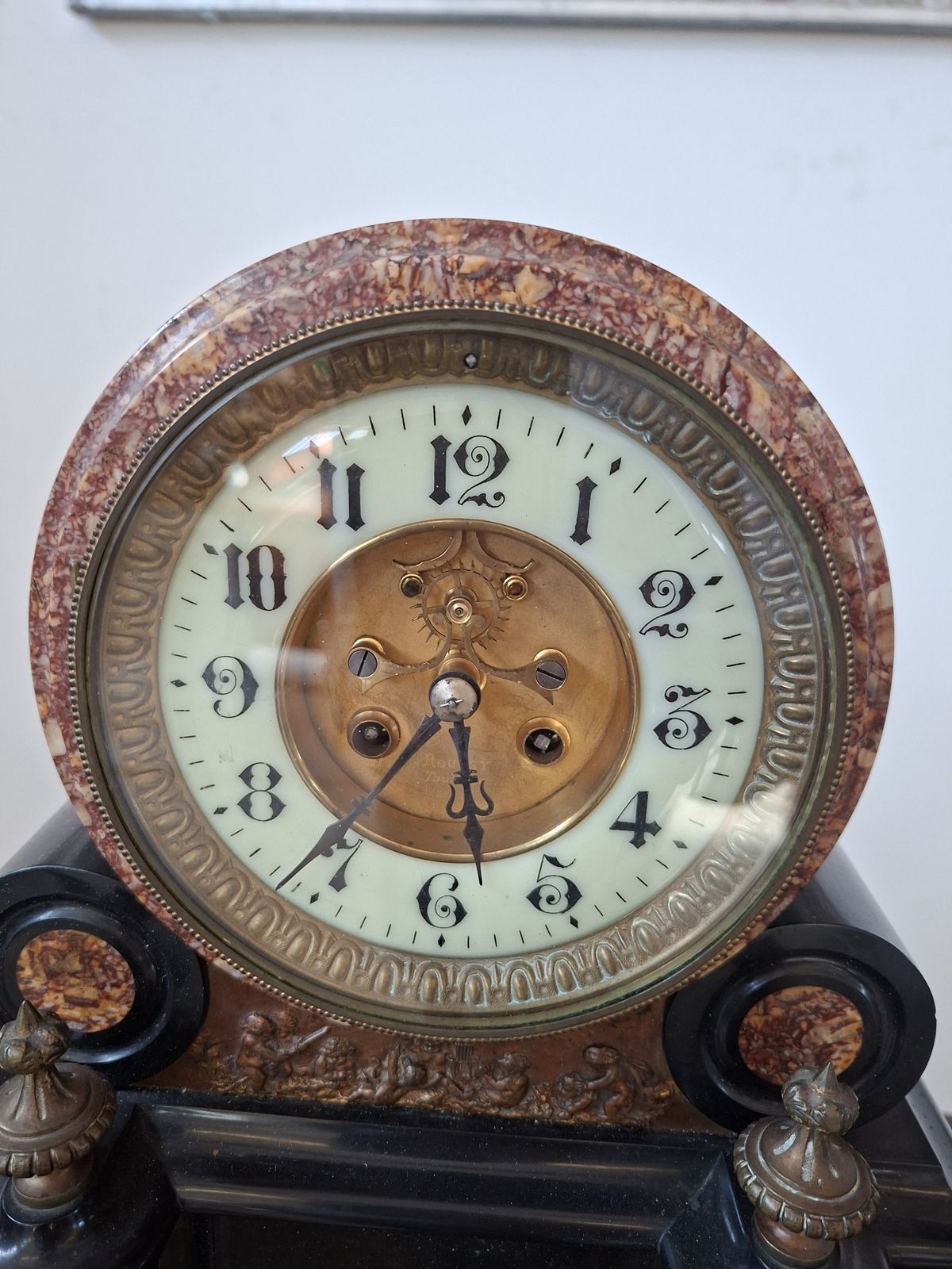 Splendido Trittico Da Camino In Stile Napoleone III (Seconda Metà Dell'800) photo for sale