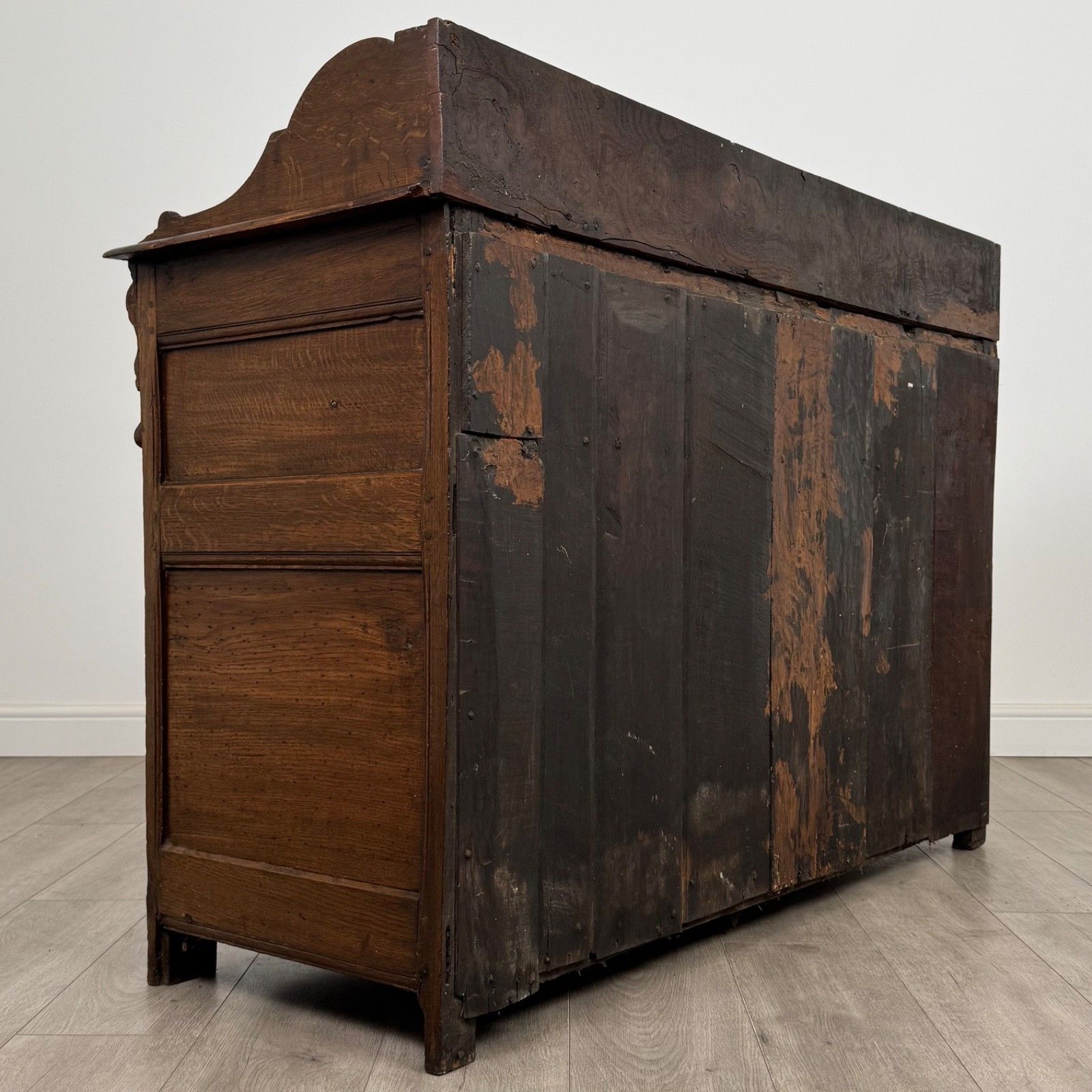 Antique 18th Century Georgian Sideboard In Oak ( Af 5223 ) photo 1650.0