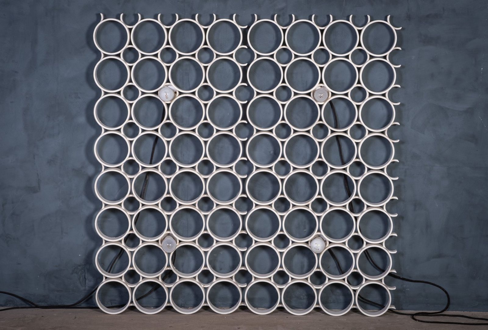 Space Age Modulaire Wand  Of Plafondpanelen, Jaren 1970, Set Van 4 photo vintage