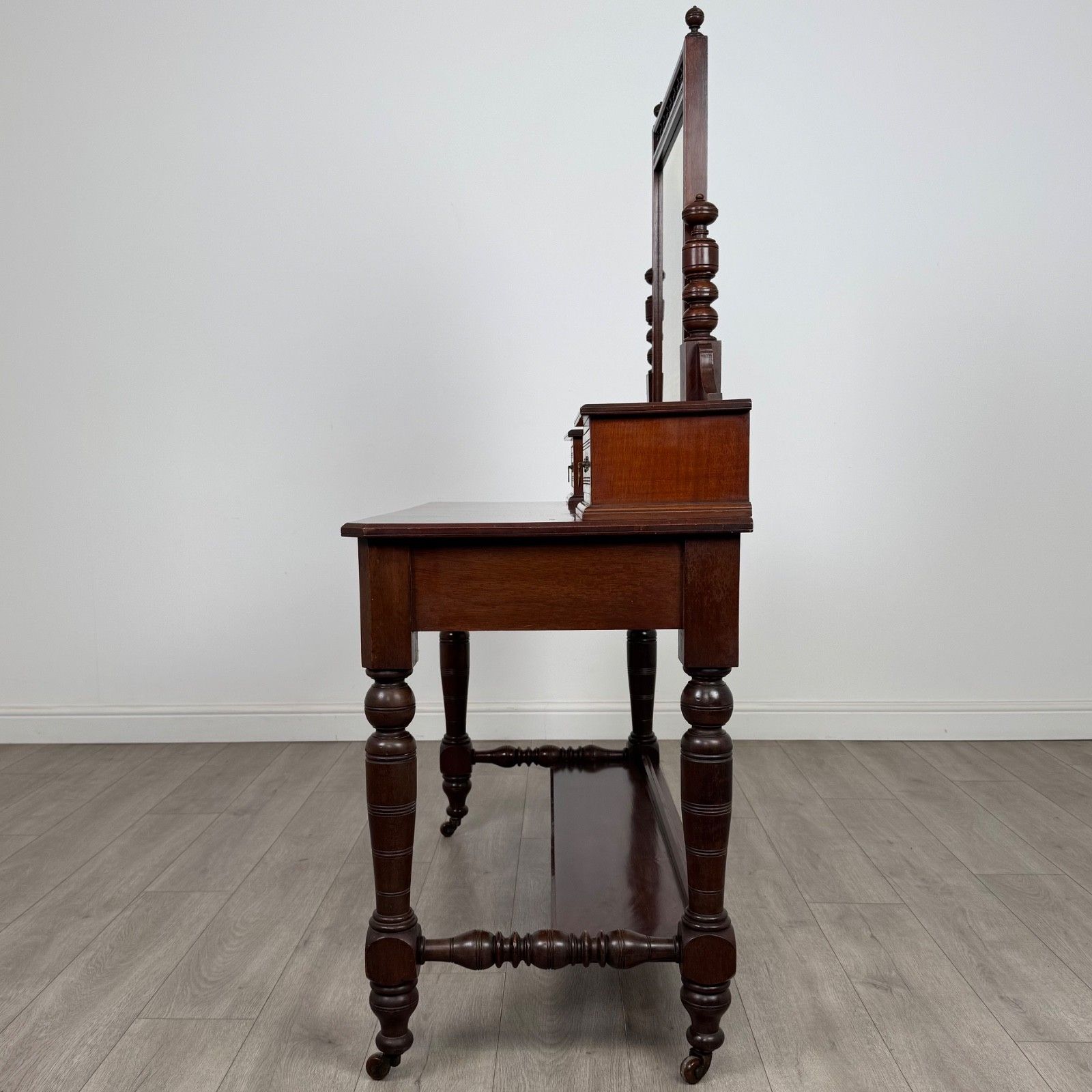 Antique 20th Century Edwardian Dressing Table In Mahogany ( Af 5238 ) photo for sale