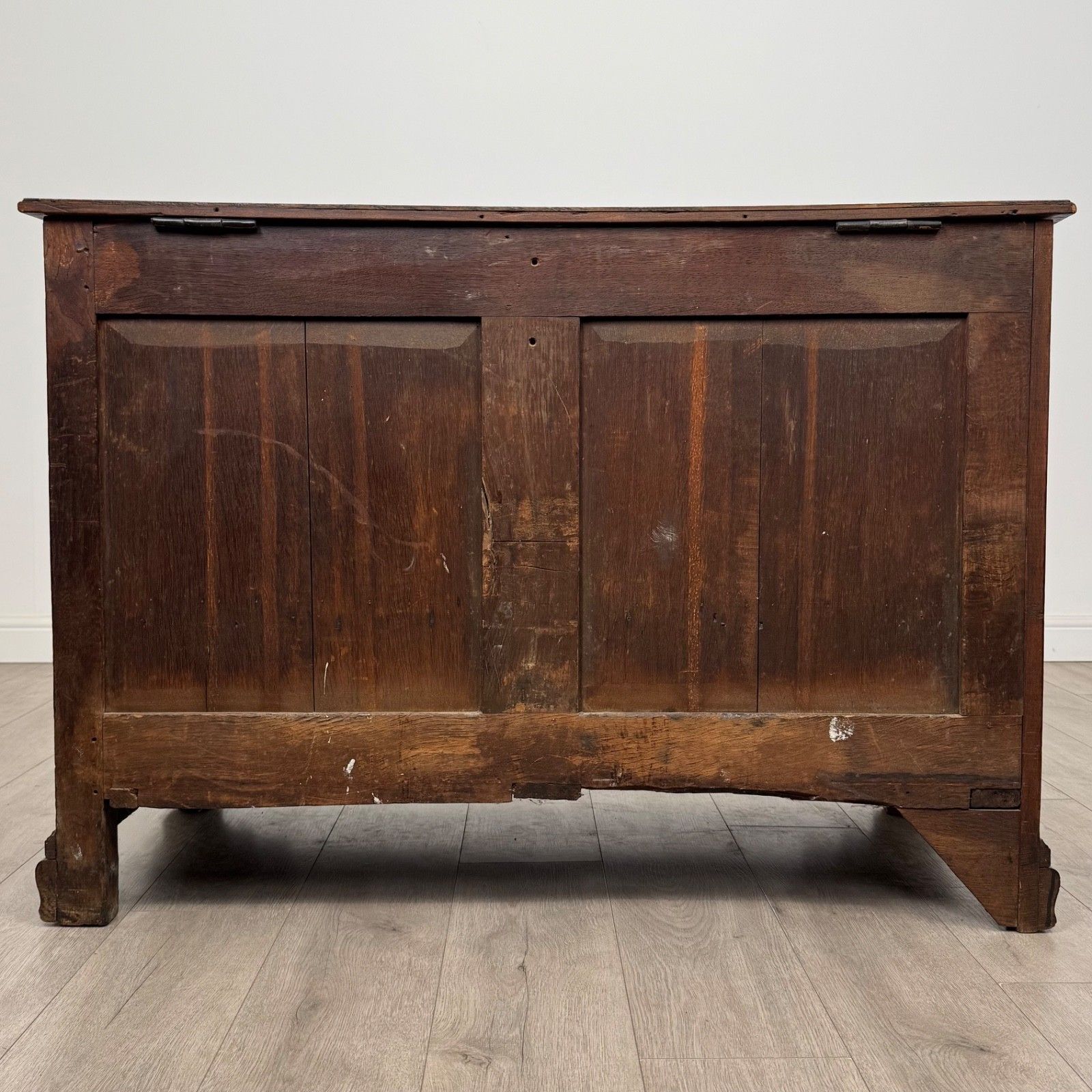 Antique 18th Century Georgian Lancashire Chest In Oak ( Af 5221 ) photo 825.0