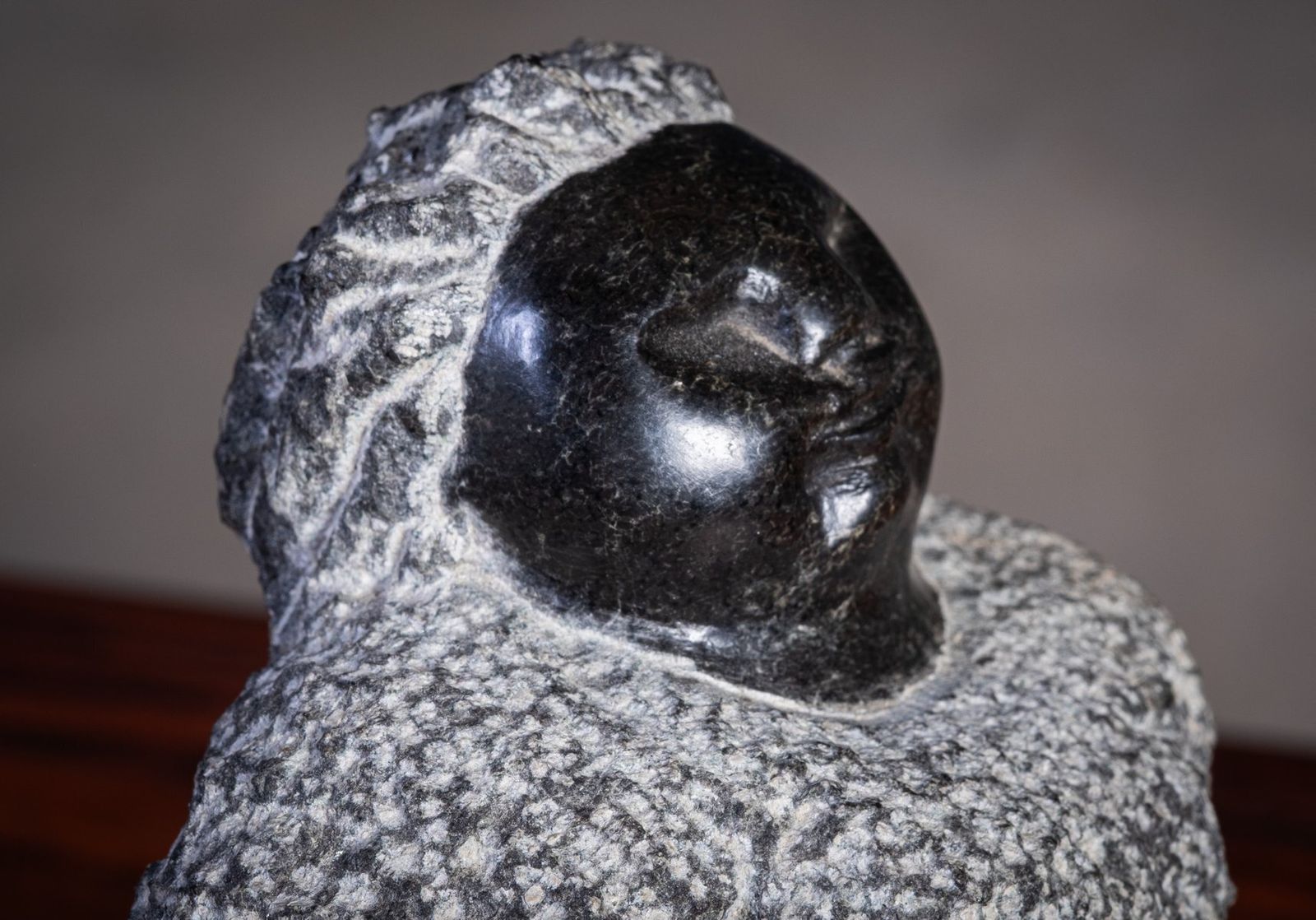 Colleen Madamombe, Strength Of Womanhood Sculpture, 1970s, Granite photo furniture