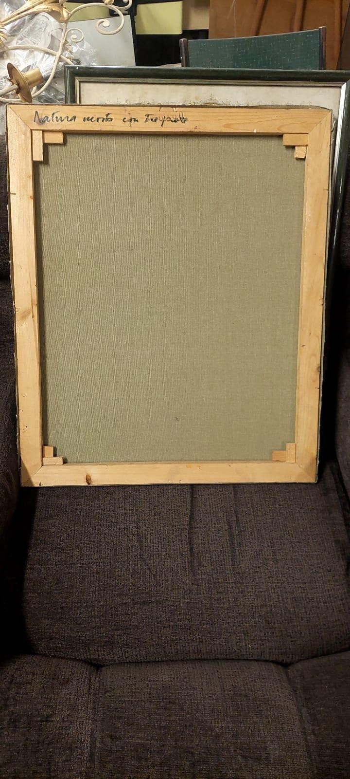 photo furniture Franco Prayer Still Life Oil Painting (1924) 60x50 Cm