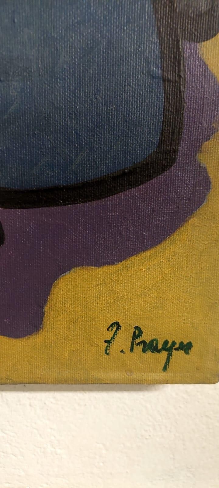 Franco Prayer Still Life Oil Painting (1924) 60x50 Cm photo Art