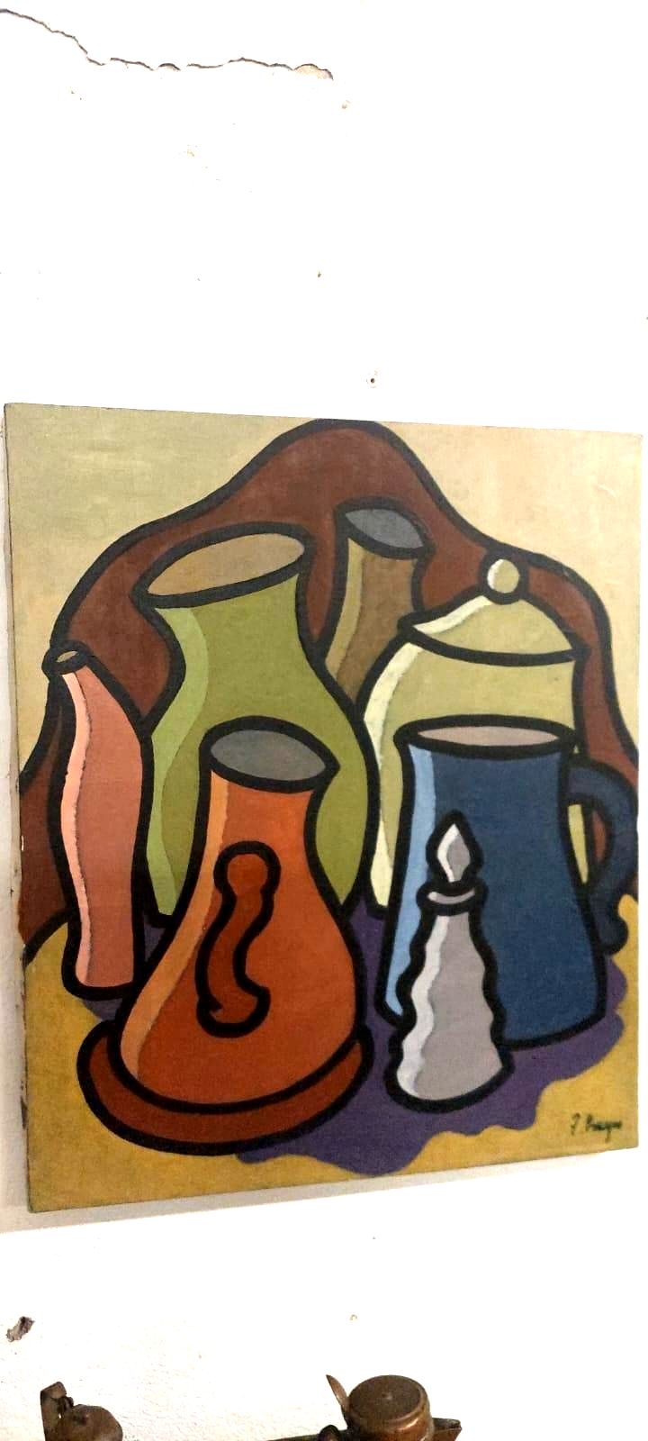 Franco Prayer Still Life Oil Painting (1924) 60x50 Cm photo buy