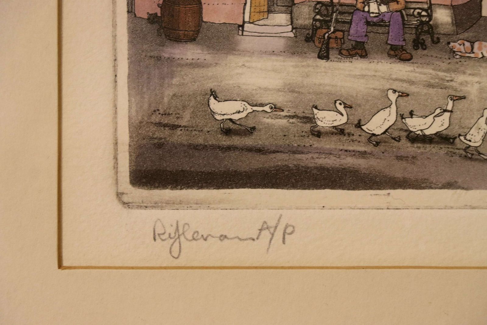 photo for sale Pair Of British Artist’s Proof Etchings By Graham Clarke