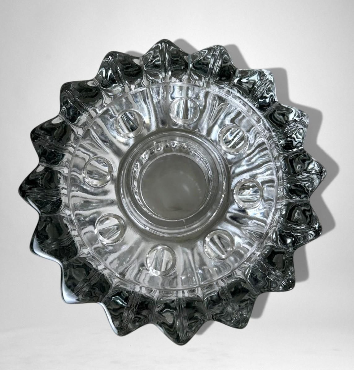 Art Deco Pierre D’avesn Flower Holder / Glass Bowl photo for sale