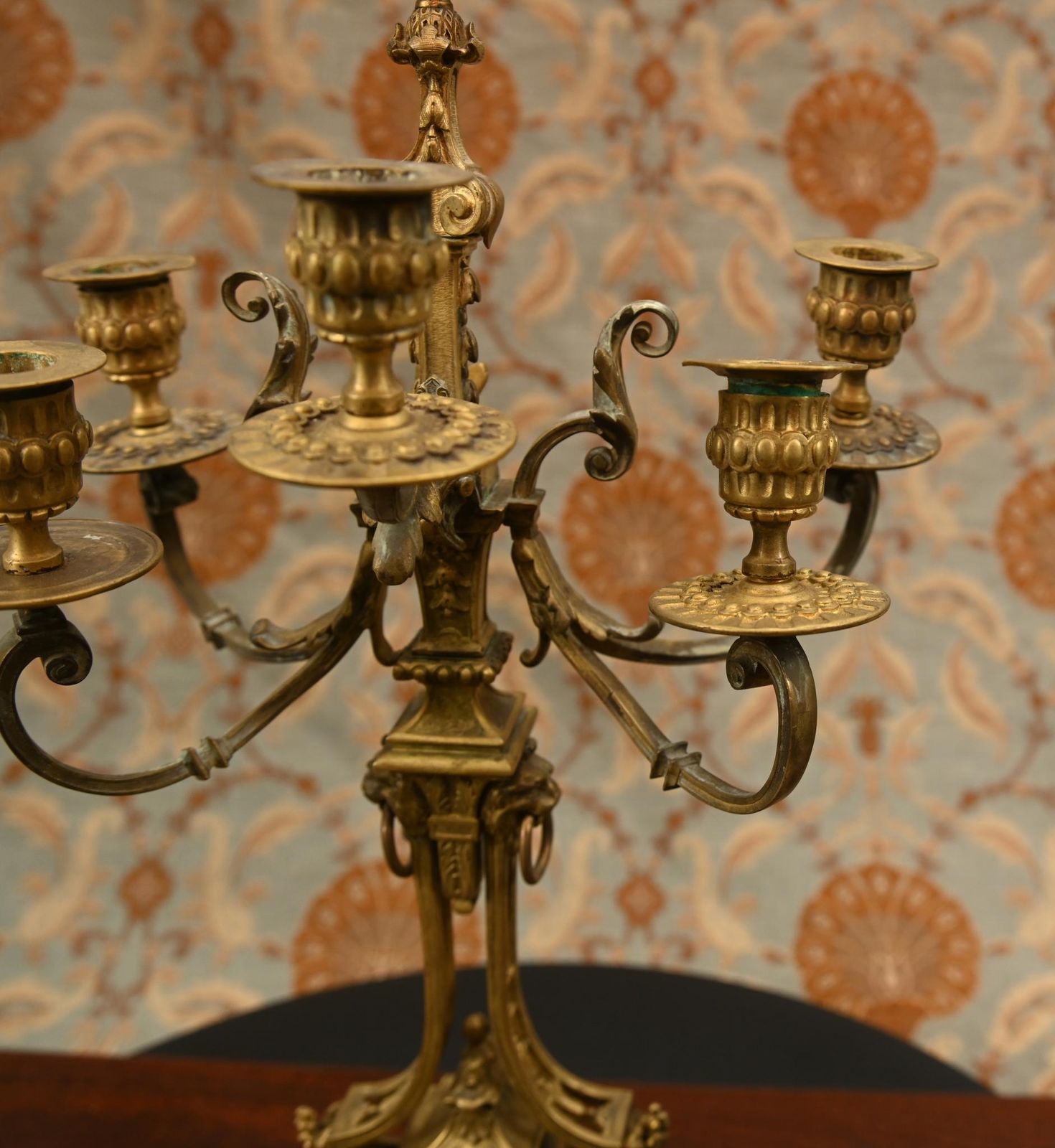 Louis XVI Gilt Clock Garniture Set Candelabras 1880 photo Home Decor