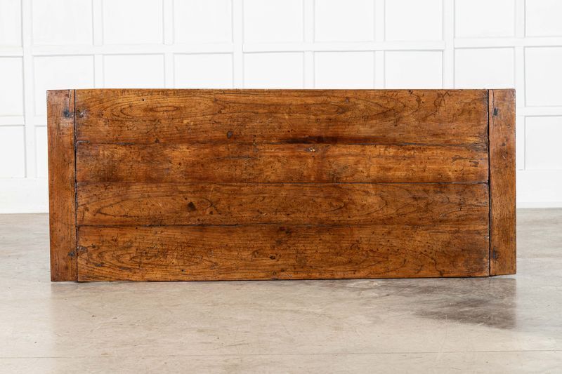 Large 19thc French Elm & Fruitwood Farmhouse Table photo for sale