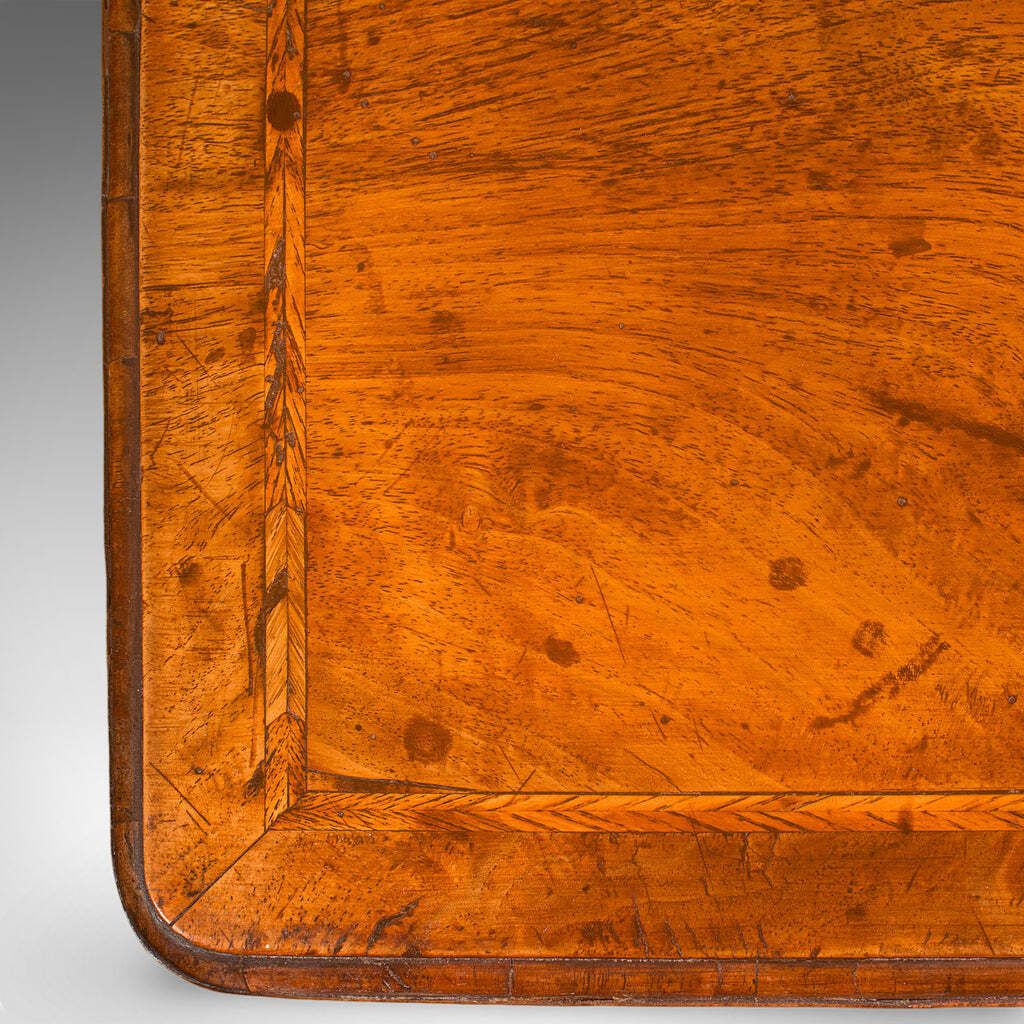 photo furniture Antique Lowboy, English, Walnut, Correspondence, Scholar's Table, Georgian, 1760