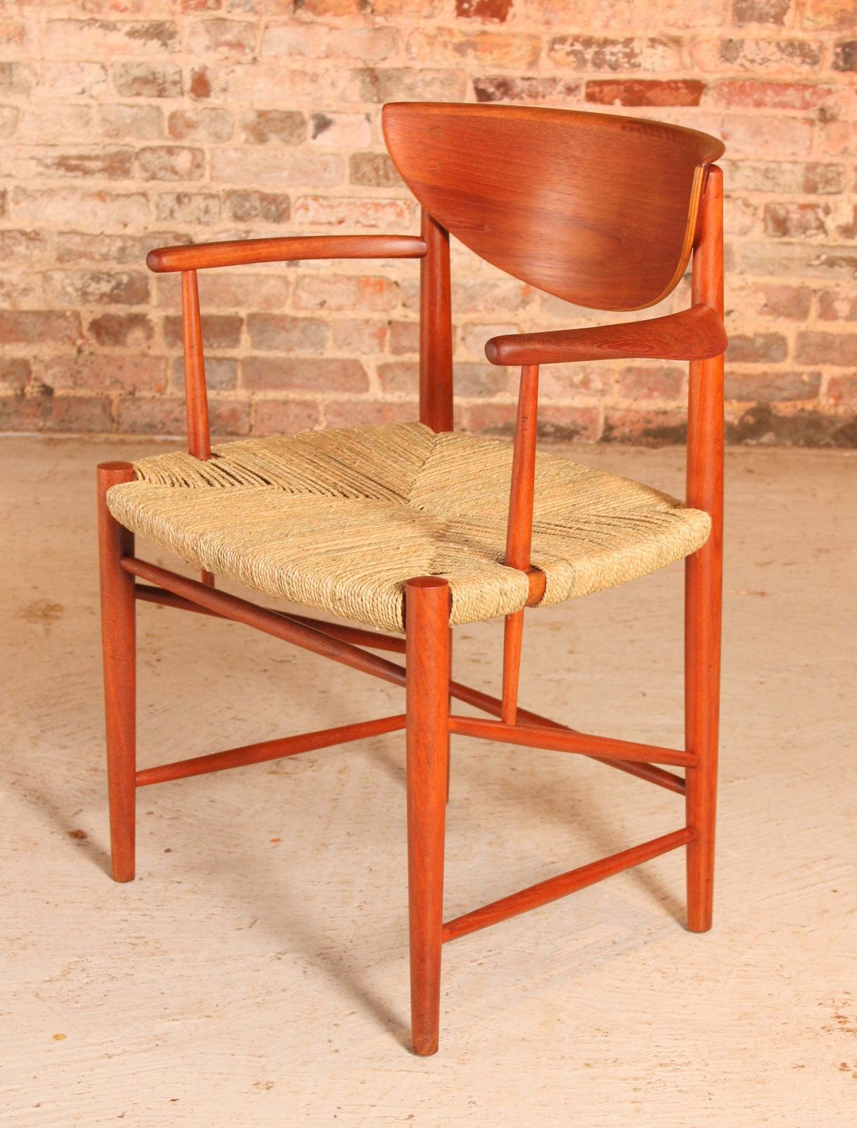 Danish Mid Century Teak Armchair Model 317 By Peter Hvidt And Orla Molgard Nielsen For Soborg Mobler, Circa 1950s photo buy