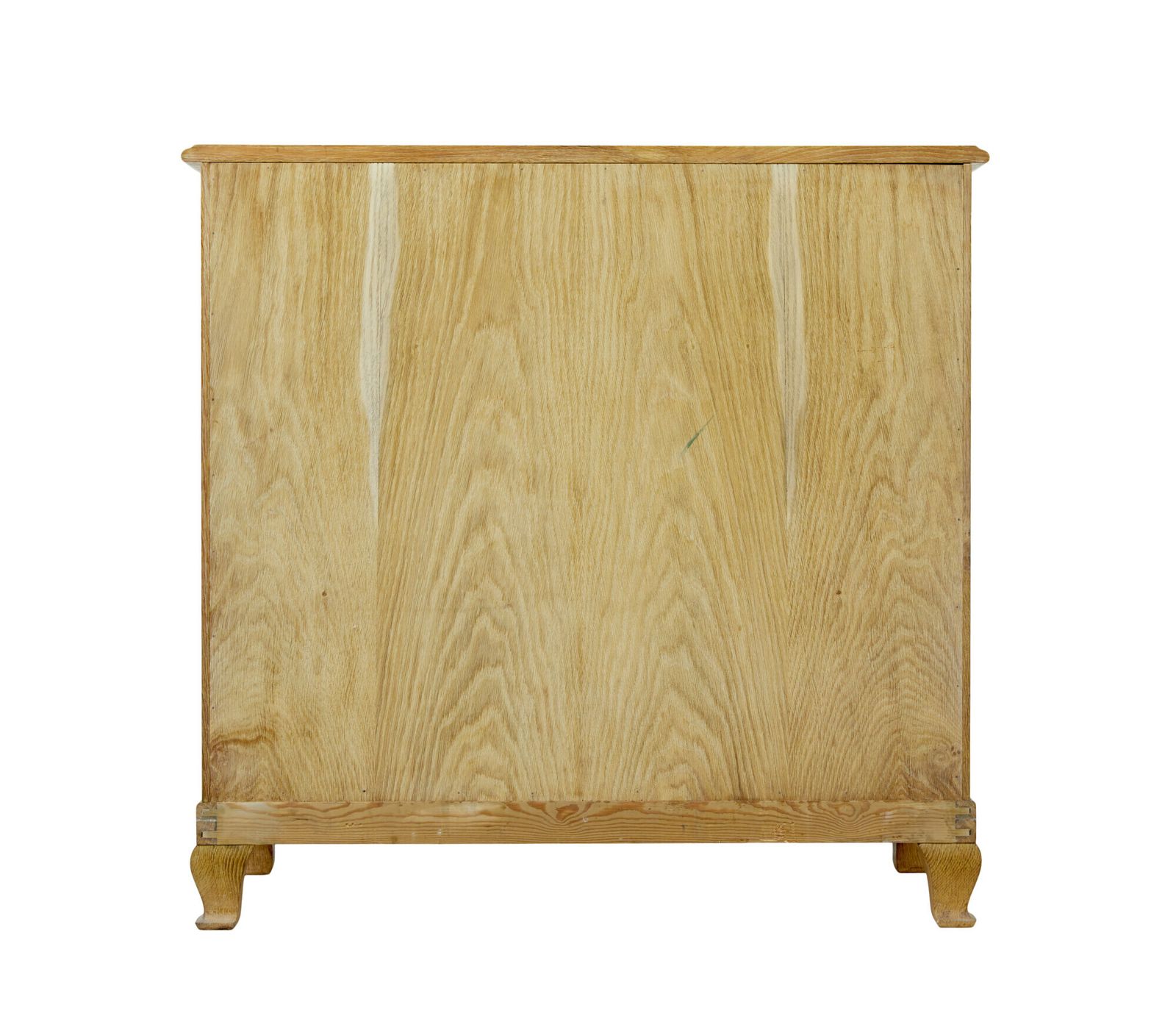 Mid Century Baroque Revival Solid Oak Chest Of Drawers photo for sale