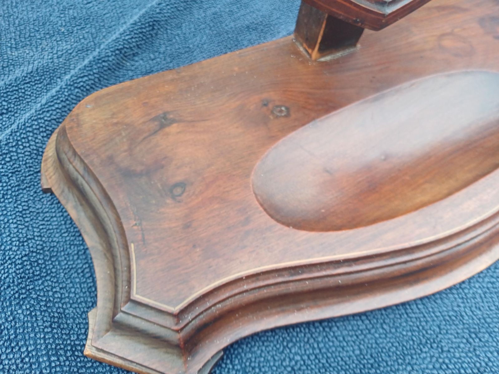 Victorian Solid Mahogany Swivel & Tilting Dressing Table Mirror Shield Bevelled Glass Antique C1870 Rare Quality photo 395.0