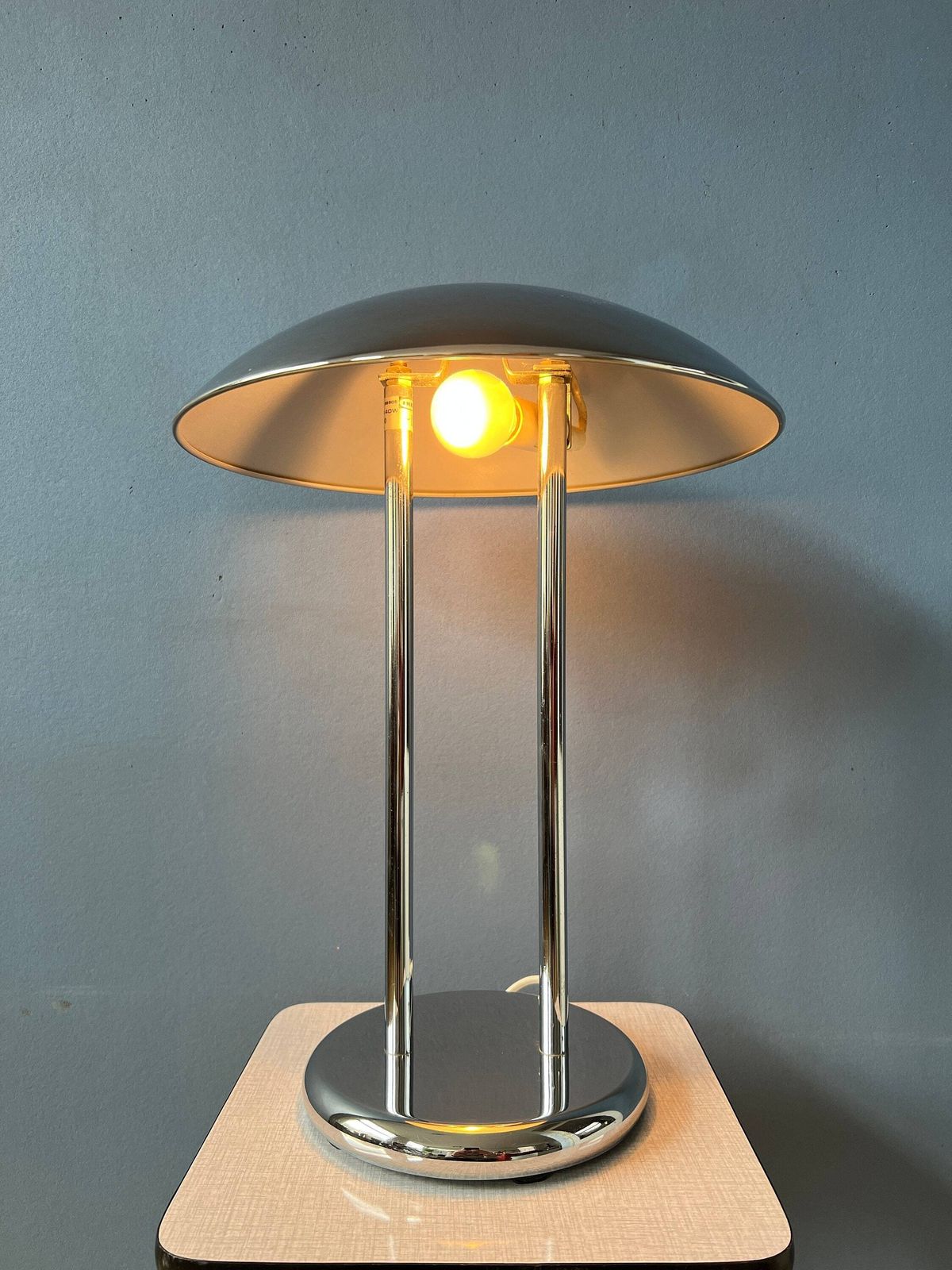 Vintage Ikea Mushroom Tafellamp Van Robert Sonneman photo for sale