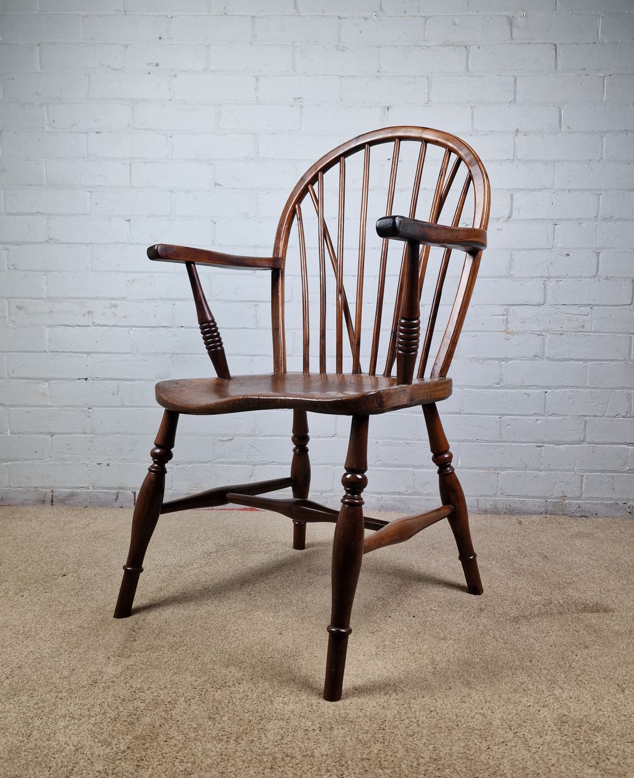 Antique Windsor Chair   19th Century Thames Valley Region photo vintage