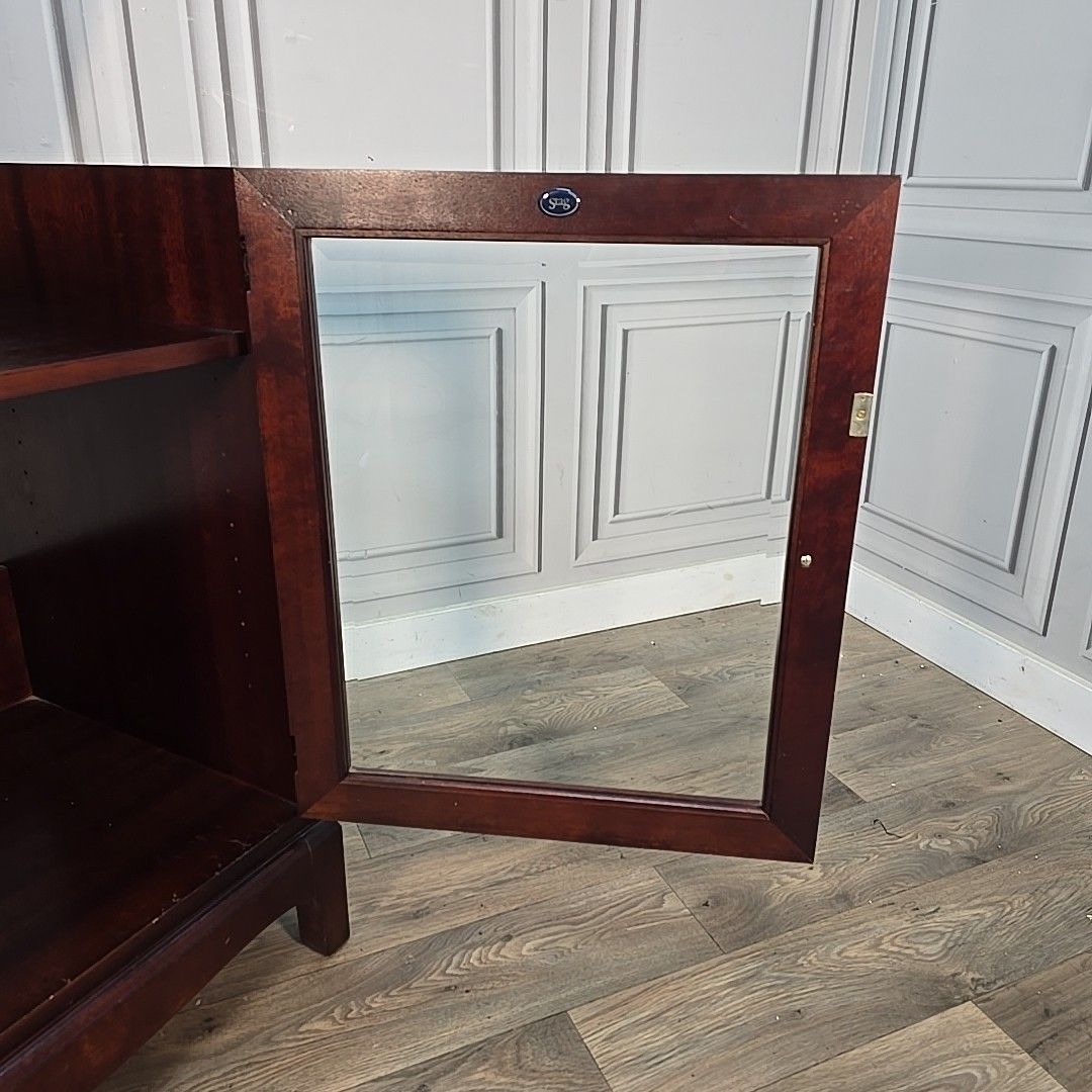 Stag Minstrel Media Cabinet Hifi Display Record Cupboard Vintage Retro Glass photo vintage