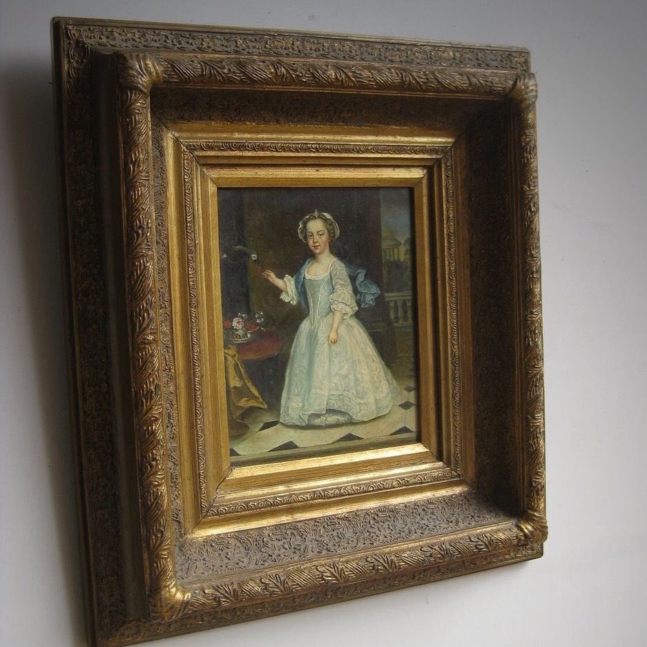 Portrait Of An 18th Century Girl