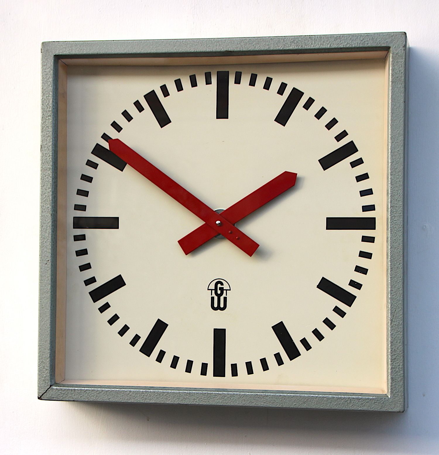 Dated 1964. Large 45cm East German Vintage Factory Wall Clock. Fully Guaranteed. London Timepiece photo buy