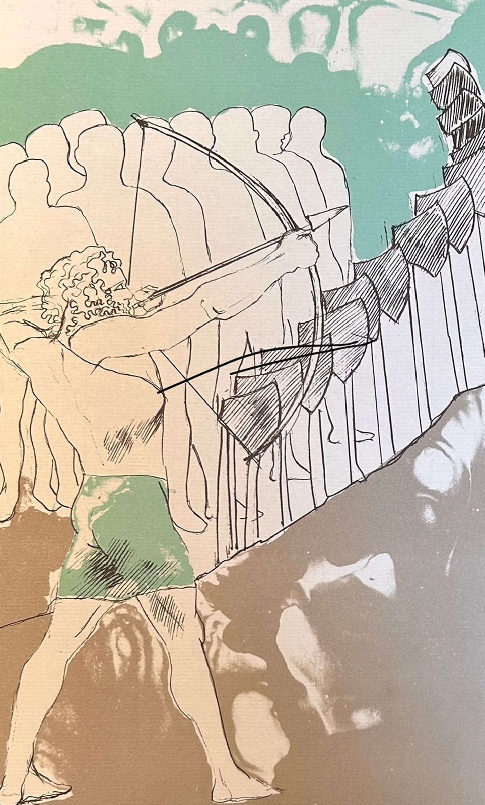 photo vinterior Elizabeth Frink: Set Of Fourteen Lithographs From The Iliad (1974) The Odyssey (1975)