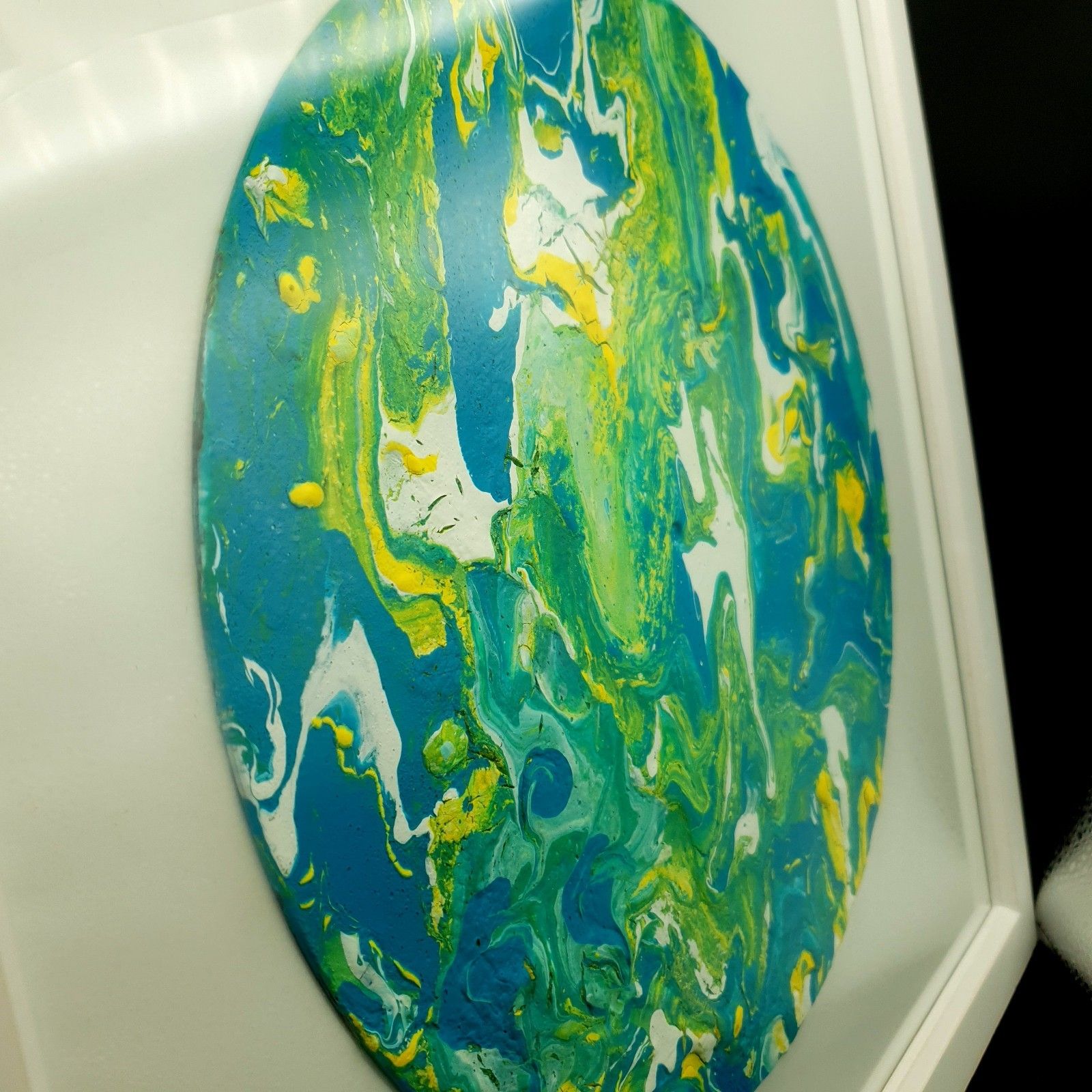 100.0 Acrylic On Vinyl Belinda Collett Weeping Willow Contemporary Abstract 44.5x44.3c photo