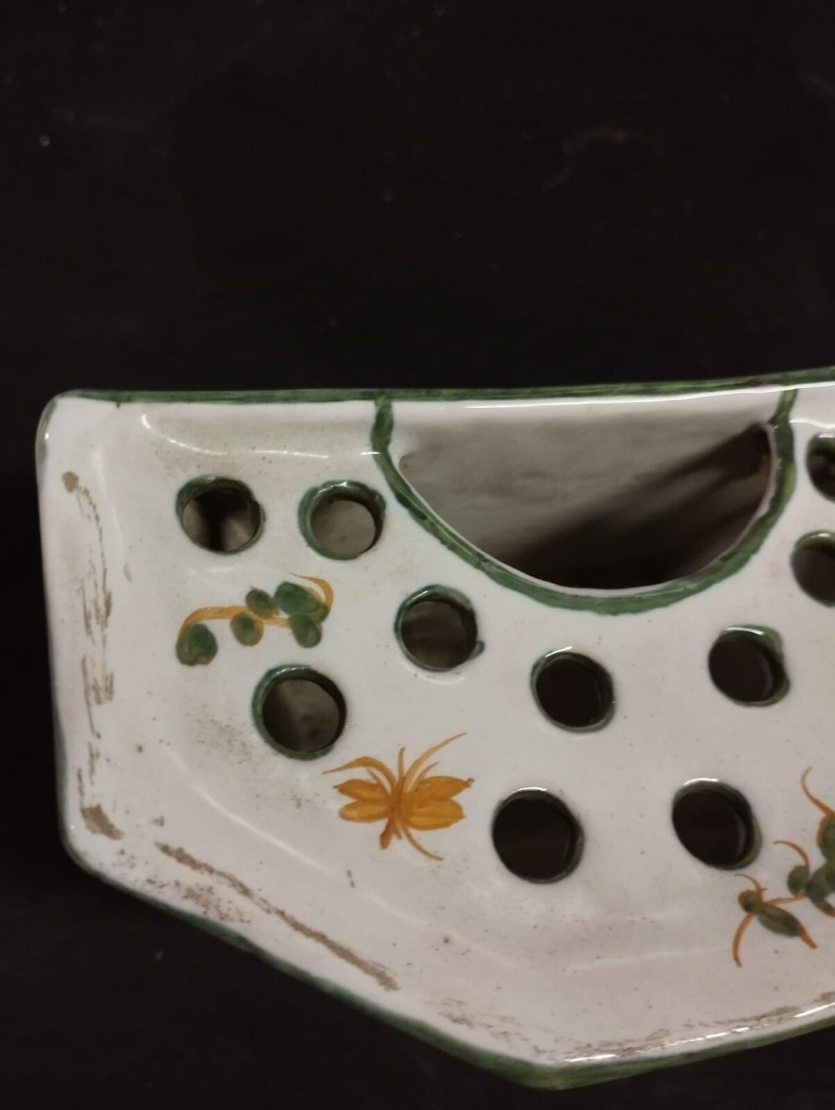 Majolica Flowerpot 18th Century France photo vinterior