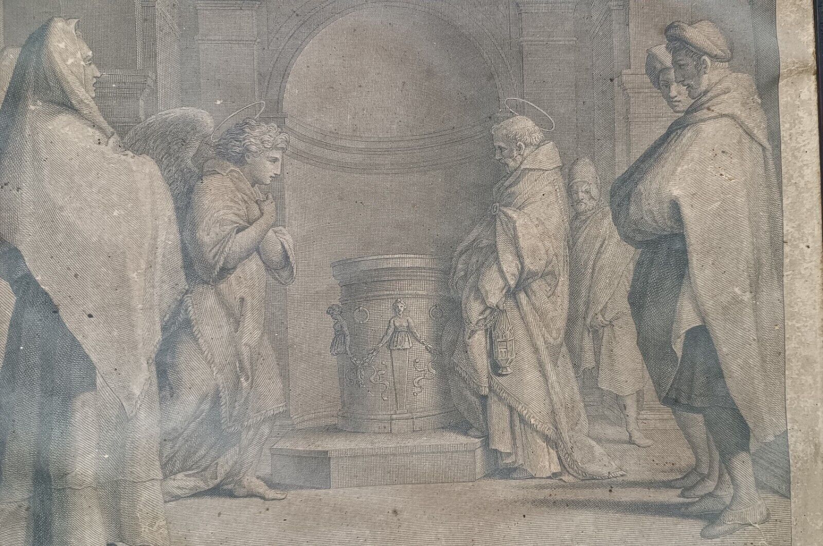 Engraving Print Of The 700 Andrea Del Sarto Benedetto Eredi 1792 photo Art