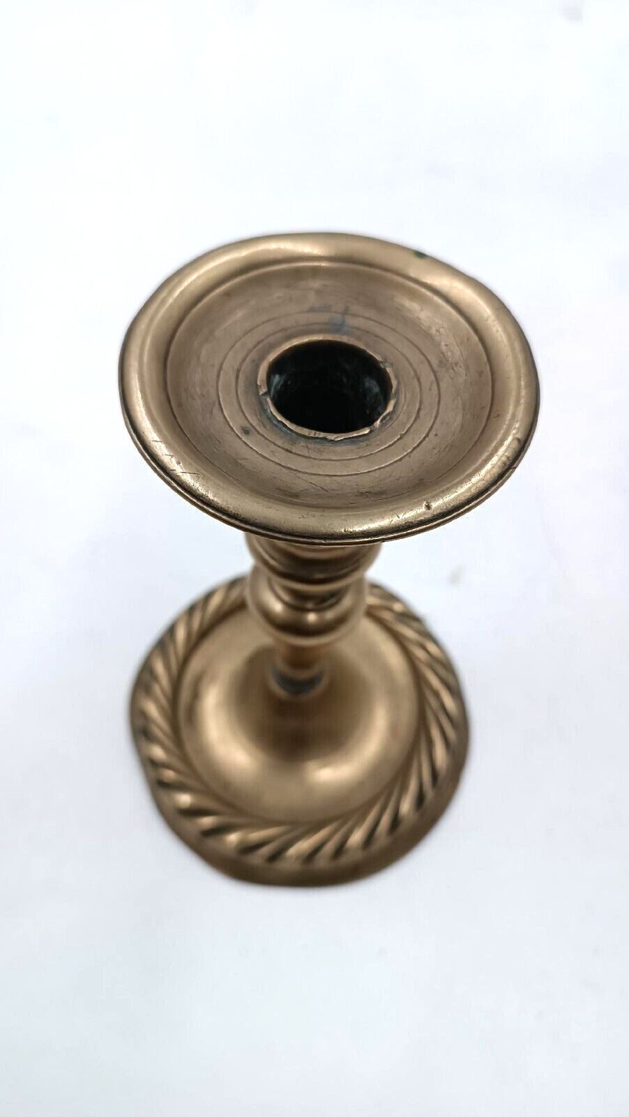 Antique Bronze Candle Holder 17th Century photo Home Decor