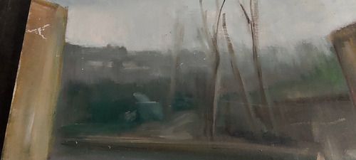Oil Painting On Canvas View Of Florence First Half Of The 900 photo vinterior