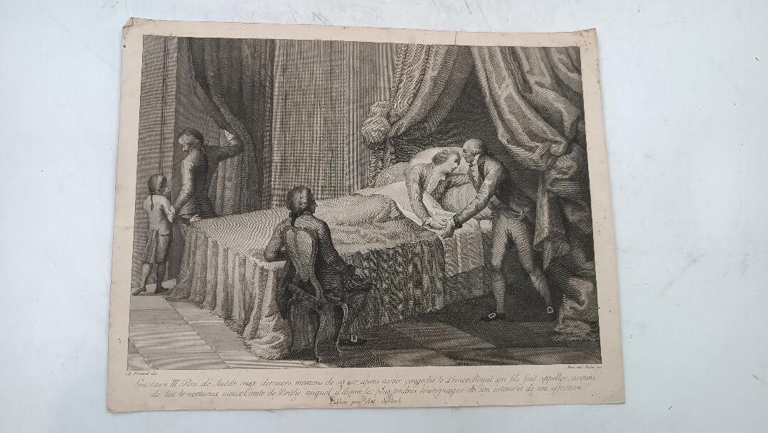Antique Engraving Engraver Francesco Dal Pedro Dip. A.Piccardi 18th Century