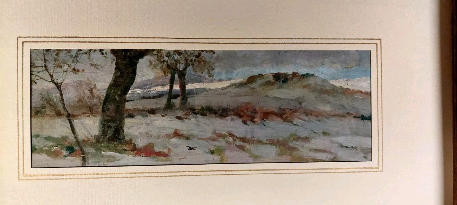 Landscape Painting Oil On Panel Early 900 Italy Antique Painting photo 190.0