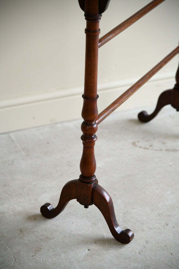 Victorian Mahogany Towel Rail photo vintage